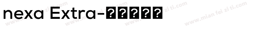 nexa Extra字体转换
